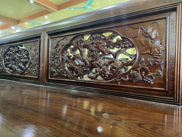 Bàn ghế trường kỷ sen vịt đại Bàn ghế trường kỷ sen vịt đại