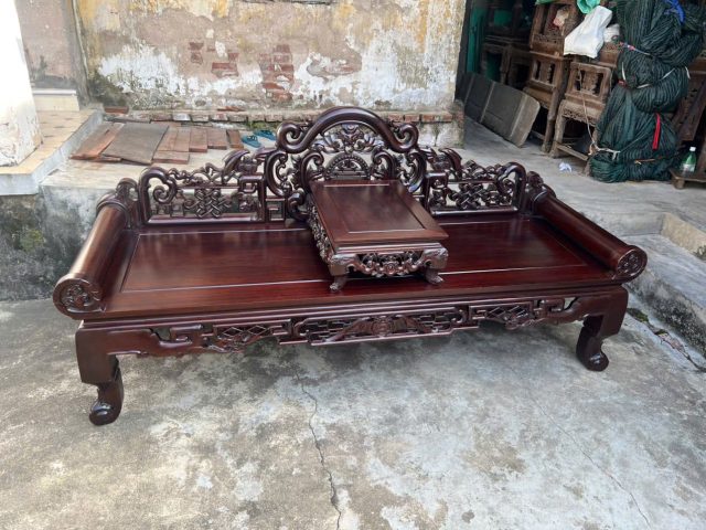 Ghế Phương Lười Gỗ Gụ